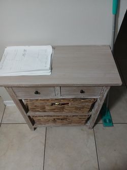 2 Drawer Shelf.  Nightstand