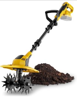Cordless Garden Tiller Cultivator for DeWalt 20V MAX Battery 9" Electric Soil Tiller