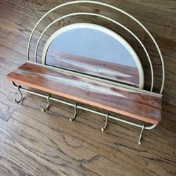 Wall Shelf With Mirror