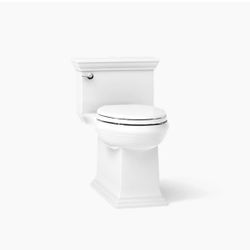 Memoirs® Stately One-piece compact elongated toilet with skirted trapway, 1.28 gpf K-6428-0