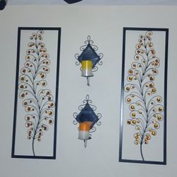 Hanging Wall Candle Holders & Accent Wall  Decorations
