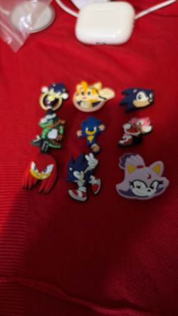 sonic Croc Charms