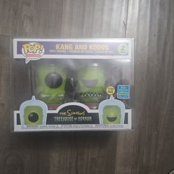 Limited Edition Glow-in-the-dark Kang and Kodos Funko Pop's