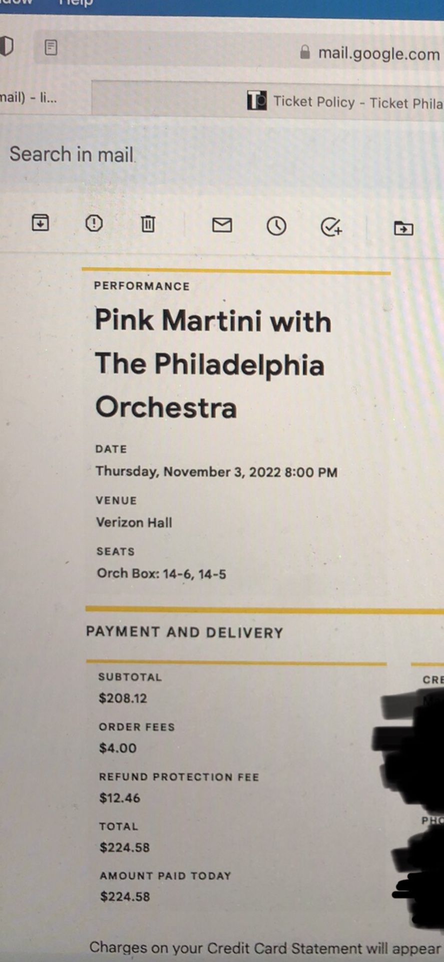 Pink Martini Concert November 3rd