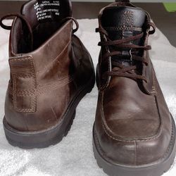Timberland Men's Dark Brown Leather Boots Sz 9.5 M