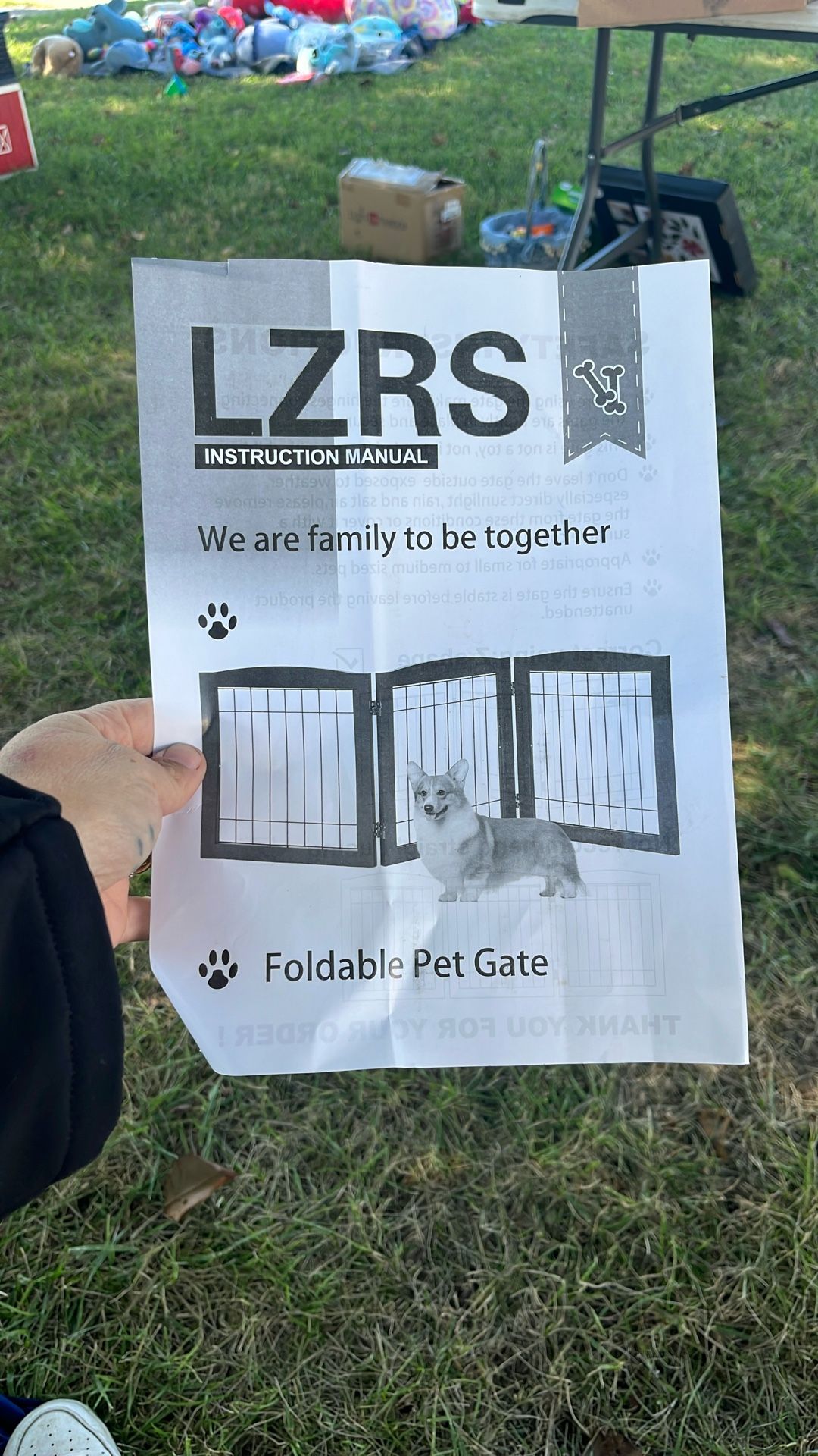 Lxrs Foldable Pet Gate