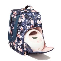 Sarah Wells Kelly Pumping & Diaper Backpack Bundle with Cooler + Pumping Wet/dry Bag - Le Floral Print 