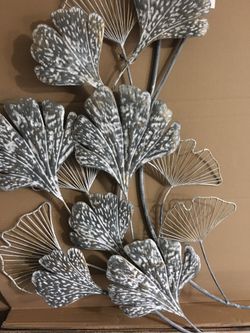 shells Wall Art Beach metal House Decor 40” Tall X 20” Width New