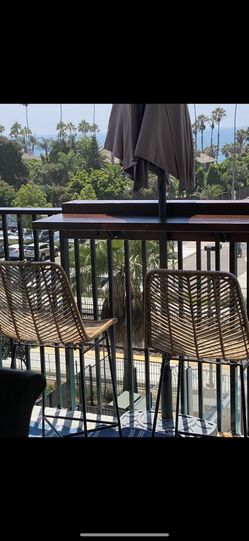 Outdoor Hand Rail Mounted Table/Bar