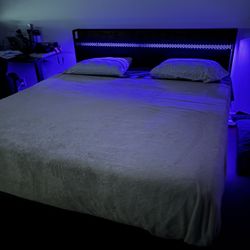 California King Mattress with bed frame