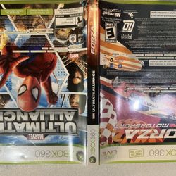 Marvel Ultimate Alliance And Forza Two For Xbox 360 Double Pack