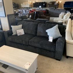Slate Altari Queen Sofa Sleeper And Loveseat 