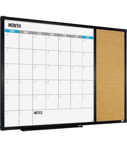 Magnetic white board + cork board 28x20
