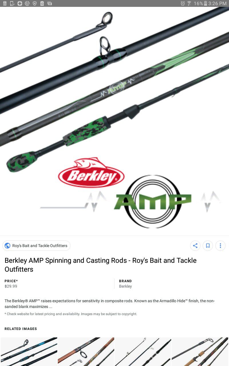 Berkley AMP Fishing Rod 7 foot medium action broken rod tip very minor for  Sale in Murfreesboro, TN - OfferUp