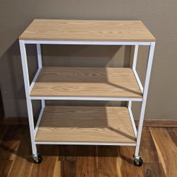shelf with wheels