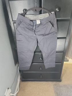 Charcoal grey Crop Scrub Pants