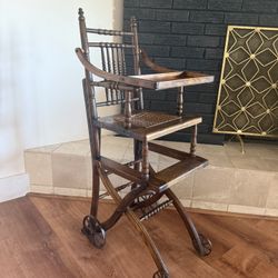 Antique High chair & Stroller 