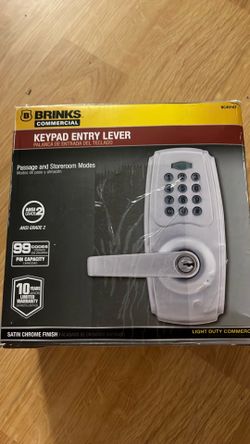 keypad entry lever