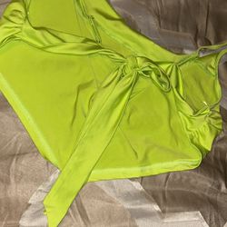 Fashion Nova Lime Skirt Set 
