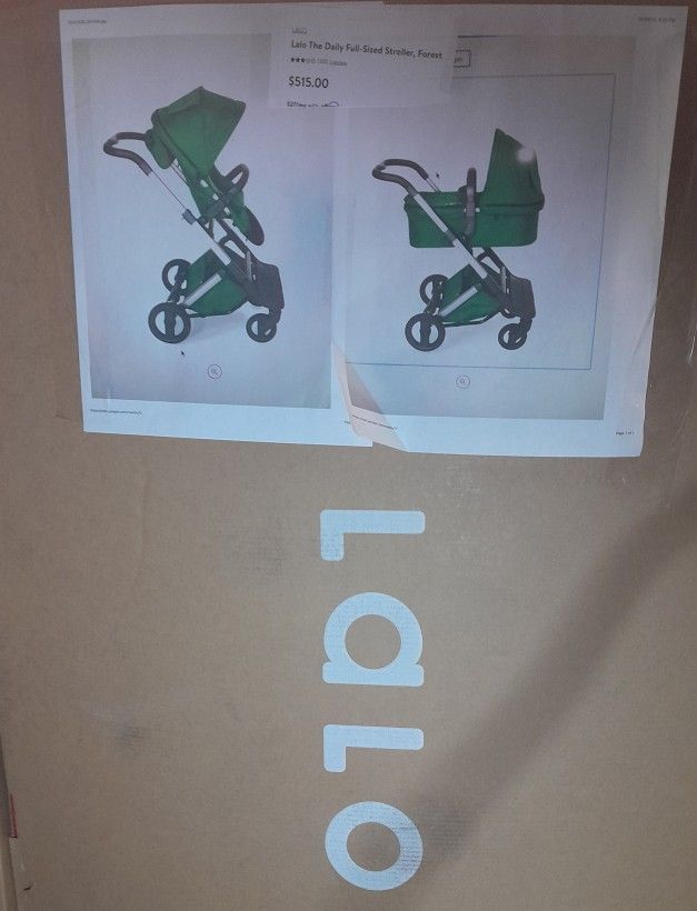 Crazy Brand New Lalo Stroller/bassinet, Walmart $700 /my Price$300