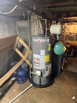 New gas Installed Hot Water Heater