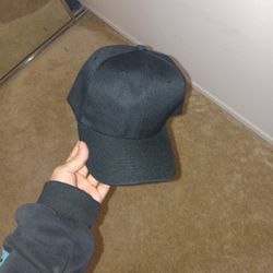 Plain Black Cap