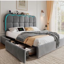Full Size Bed With Mattress 