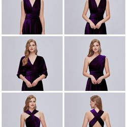 Juliet Infinity Velvet Bridesmaid/Prom/Other Dress NEW WITH TAGS SIZE 8