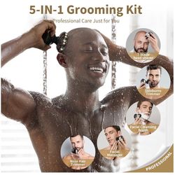 Head Shavers for Bald Men: 5-in-1 Upgraded Electric Razor - IPX7 Waterproof Shaving Grooming Kit