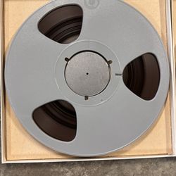 10.5” Full Reel To Reel Tape, 3” Hub 1/4” Tape. 