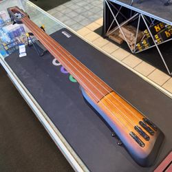 Ibanez UB804 Mahogany Oil Burst Electric Upright Bass NEW!
