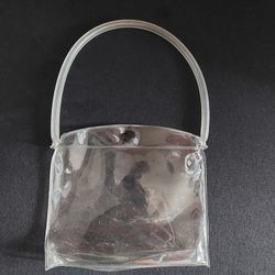 Mini Clear Snap Bag, Makeup Purse 6 TOTAL