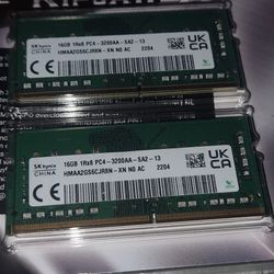 SK HYNIX 32GB 3200MHZ SODIMM  DDR4