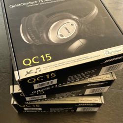 Bose QC15 Noise Canelling Headphones for iPhone iPad