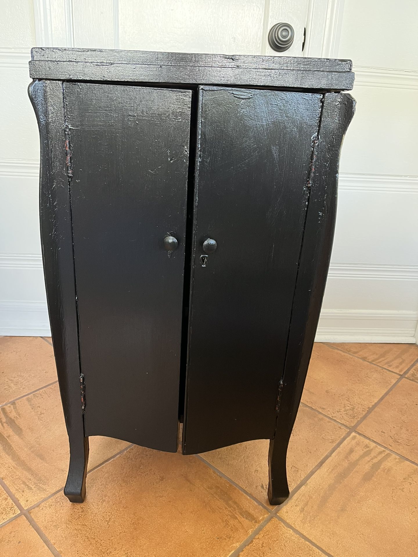 Vintage Antique Record Cabinet/Side Table