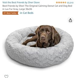 Beds By Sheri Donut Dog Cat Bed Large