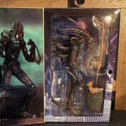 Alien- 7" Scale Action Figures - Ultimate Warrior - (1986) Brown alien 