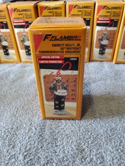 Flambro Emmett Kelly Jr. 65th Birthday Commemorative Ornament