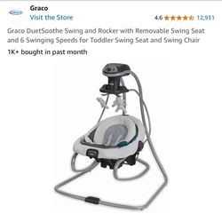 Brand New Graco Swing And Rocker- Negotiable