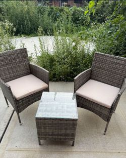 Patio Set - 2 Chairs + Small Table