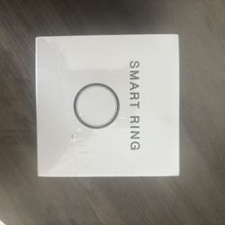  **Black Smart Ring Size 8 – Fitness & Sleep Tracker**