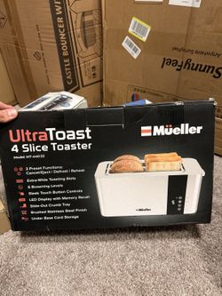 Mueller UltraToast 4-Slice Stainless Steel Toaster – New