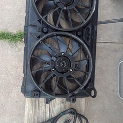 Chevy Silverado new electric fans and wiring harness