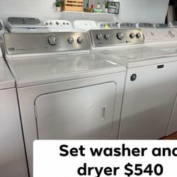 Set Washer And Dryer 
