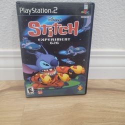PLAYSTATION 2 STITCH EXPERIMENT 626 CIB WITH CASE AND MANUALS INCLUDED 