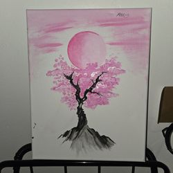 La luna bello paisaje