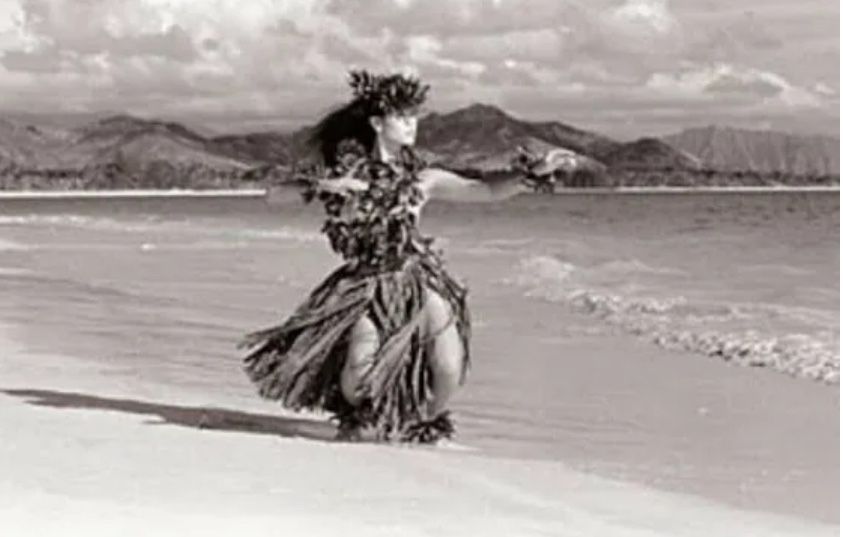 Kim Taylor Reece The Art of Hula Kahiko Ancient Hula Framed Matted Photo Print -Brand New