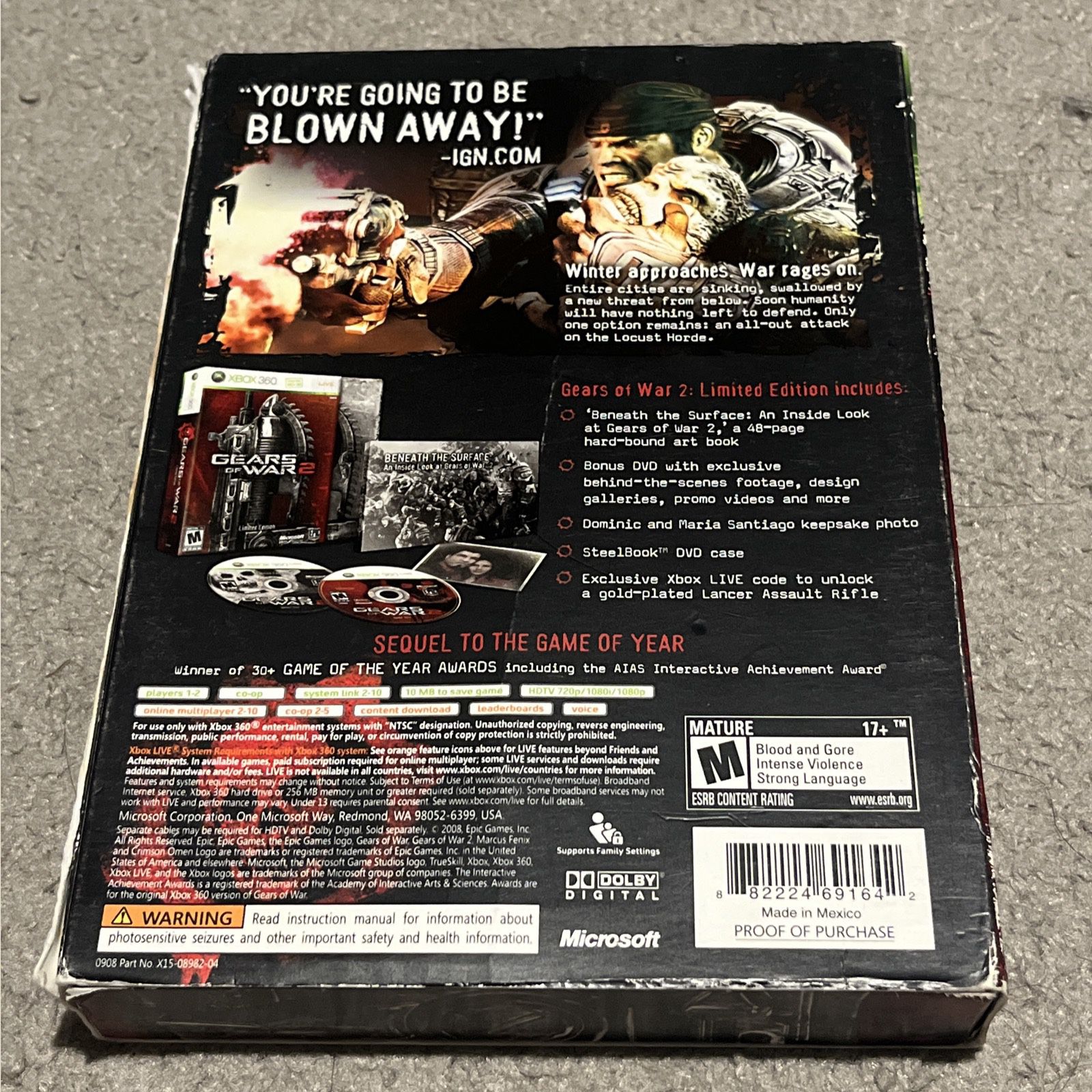 Gears of War 4: Ultimate Edition (Includes SteelBook with Physical Disc +  Season Pass + Early Access) for Sale in Los Angeles, CA - OfferUp