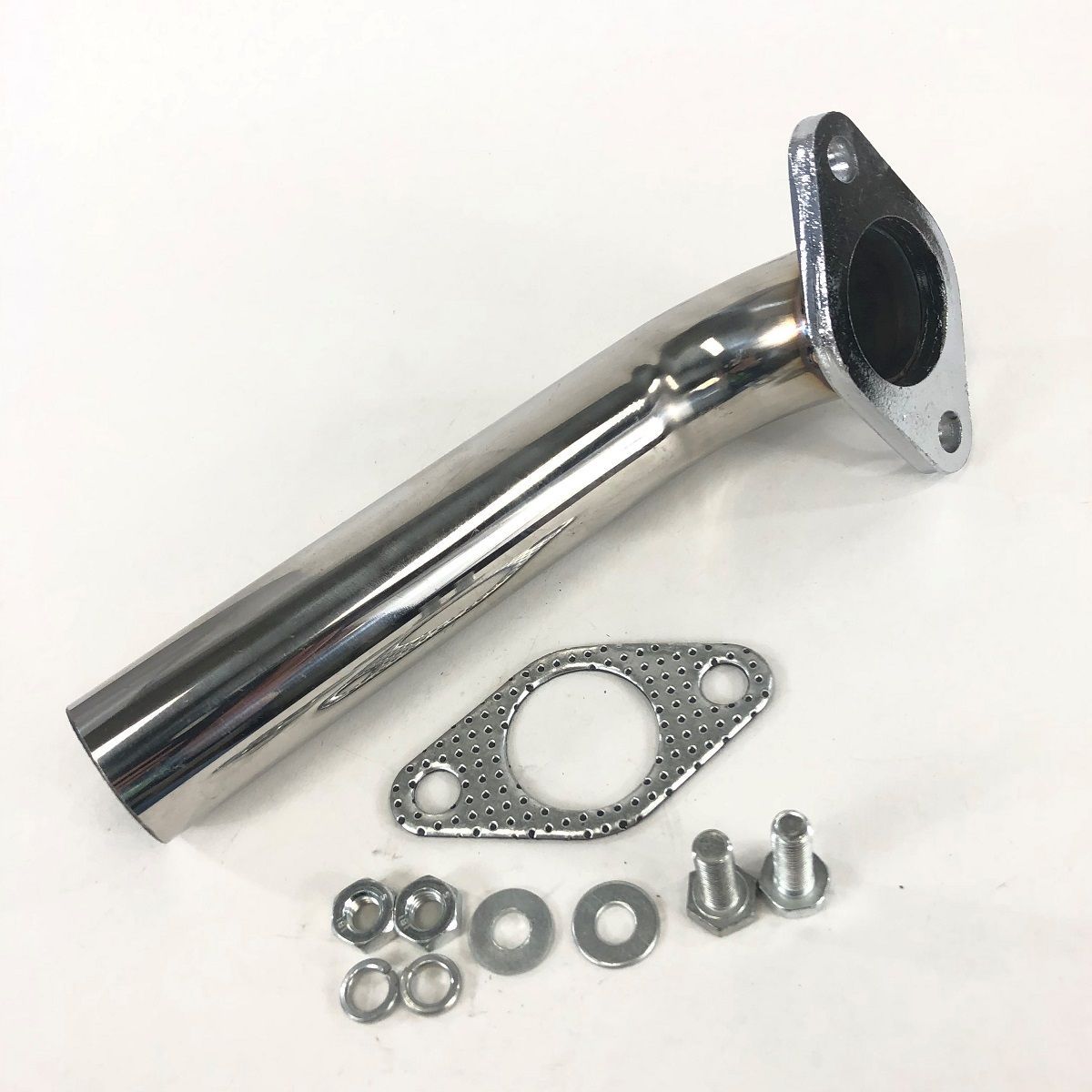 35mm 38mm Stainless Steel 75 Degree Wastegate Relocater Adapter With Gasket   (DP HD DUMP TUBE PIPE+GASKET