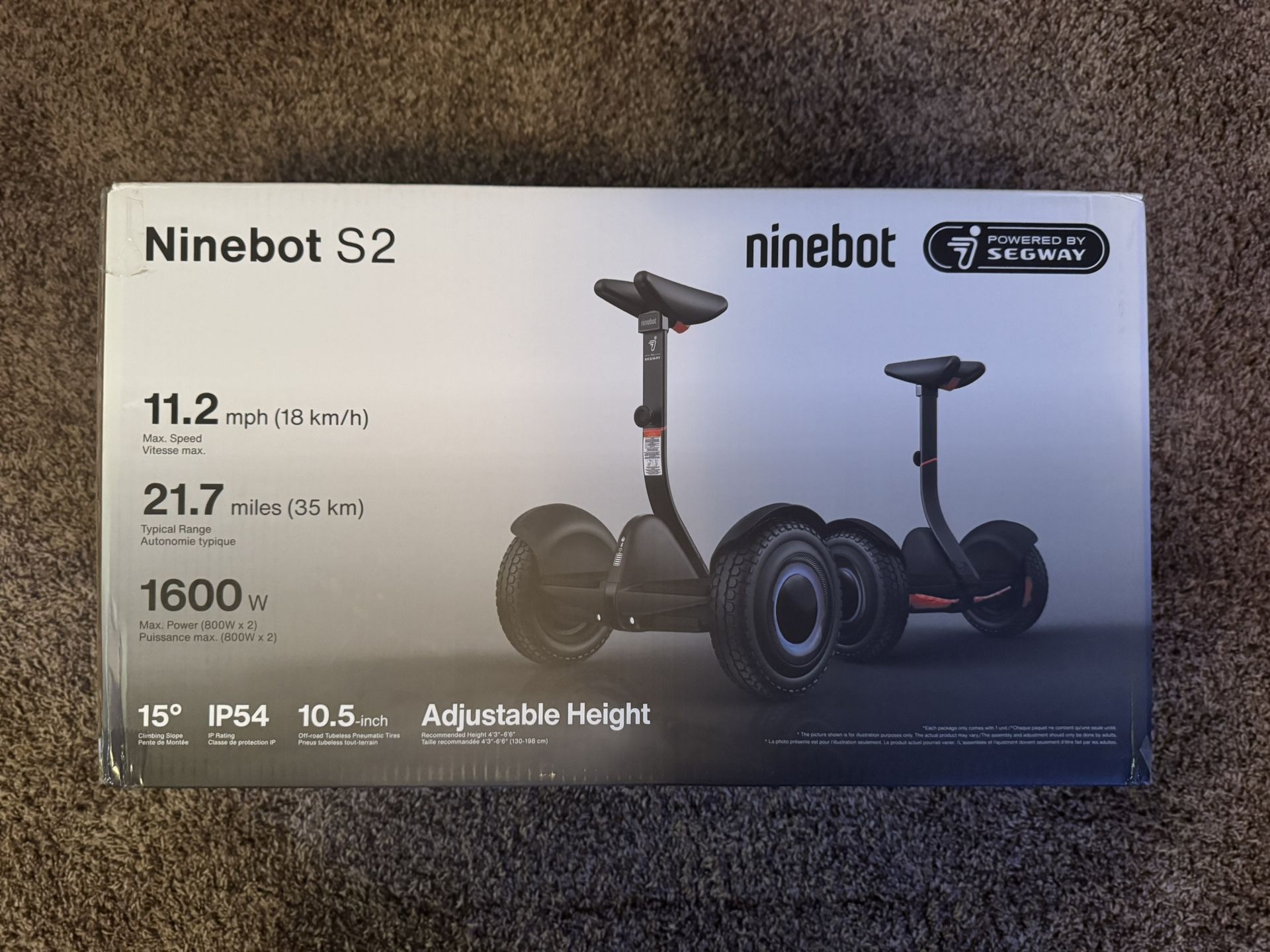 Segway Ninebot S2 Self-Balancing Scooter (Brand New/ Factory Sealed)